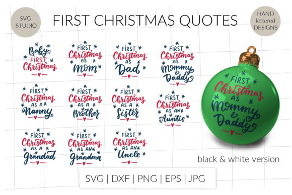 Family Christmas Svg, Christmas Ornament Graphics & Crafts