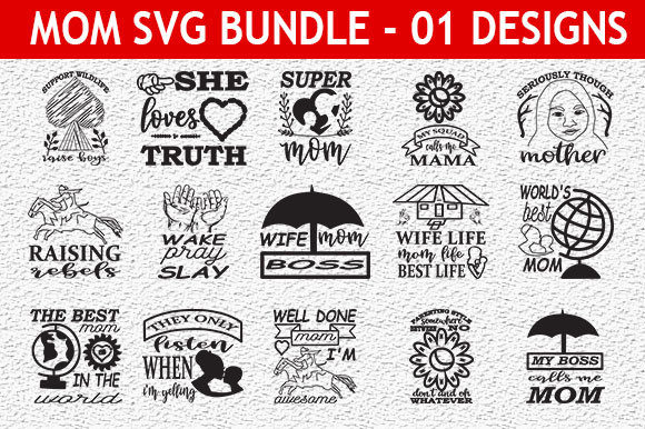 Mom 20 Quotes Designs Bundle Review