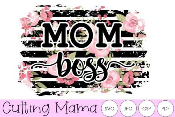 Mom Boss Sublimation Striped Floral Graphics and Crafts Review