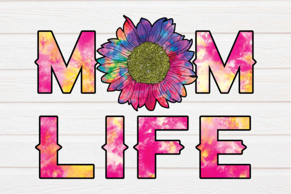 Mom Life Sublimation Graphics for Crafts & Publishing