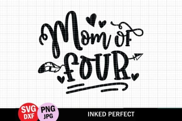 Mom of Four Kids Embroidery Design Review