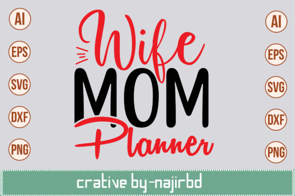 Wife Mom Planner Embroidery Design Review